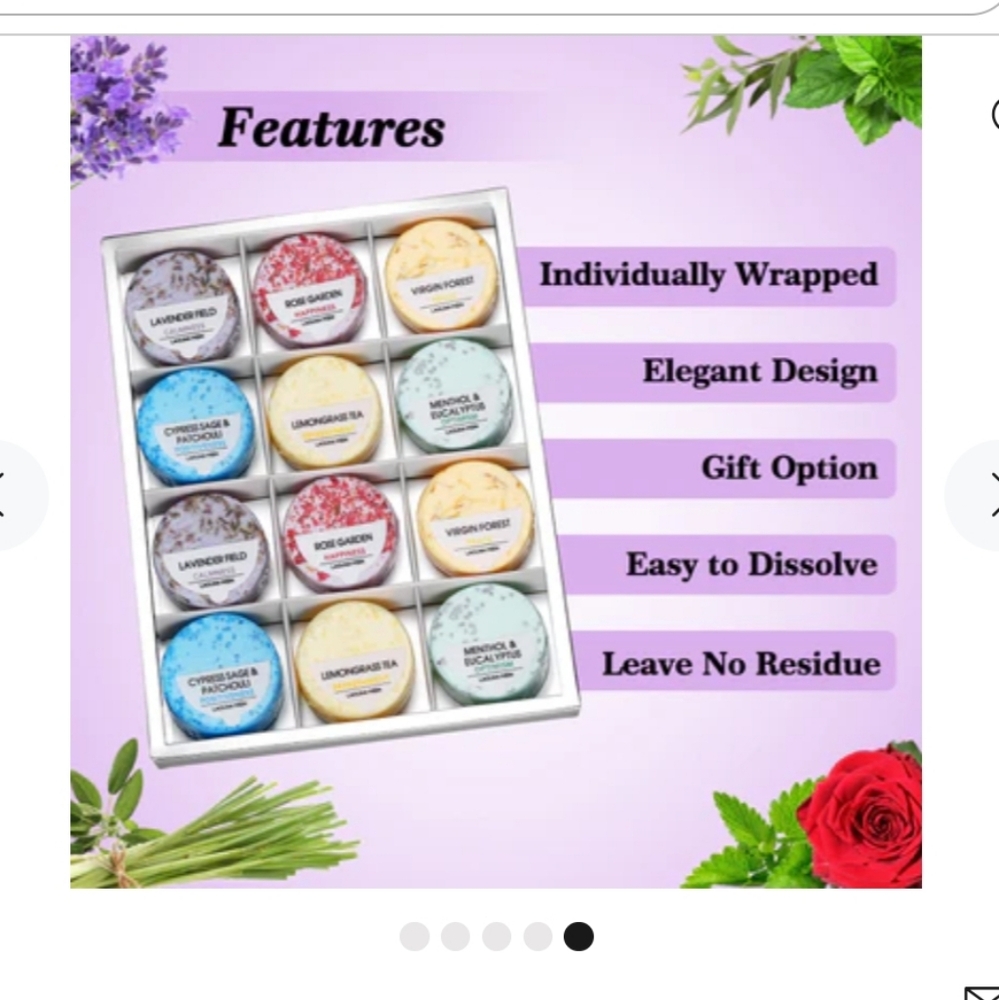 Laguna Moon Shower Steamers Individual Wrapped 12 Piece Gentle Breeze - Picture 2 of 8